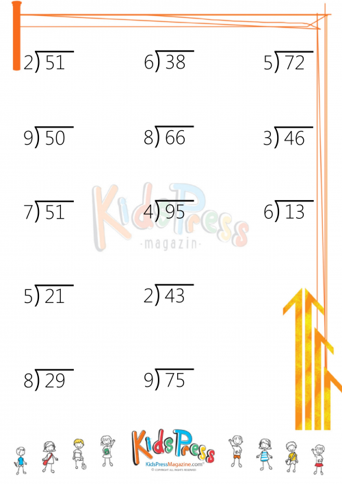 2 Digit By 1 Digit Division No Remainders Worksheets Pdf Draw puke