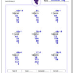 20 Dividing Multi Digit Numbers Worksheets Worksheet From Home