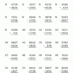 3 Digit Subtraction Regrouping Worksheet Pdf Maths Class 4
