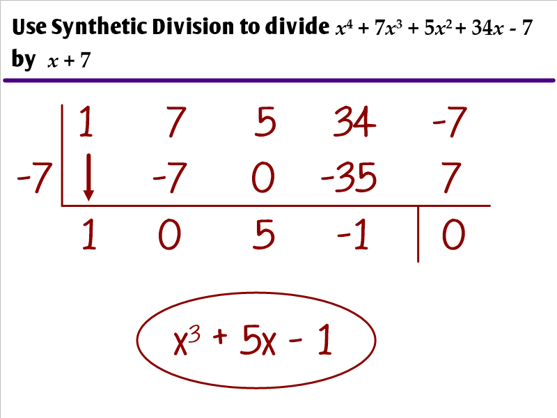 6 5 Dividing Polynomials Ms Zeilstra s Math Classes