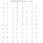 Adding And Multiplying Fractions Worksheet