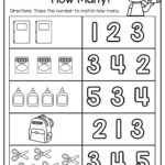 Back To School Pre K Math And Literacy Kindergarten Math Free