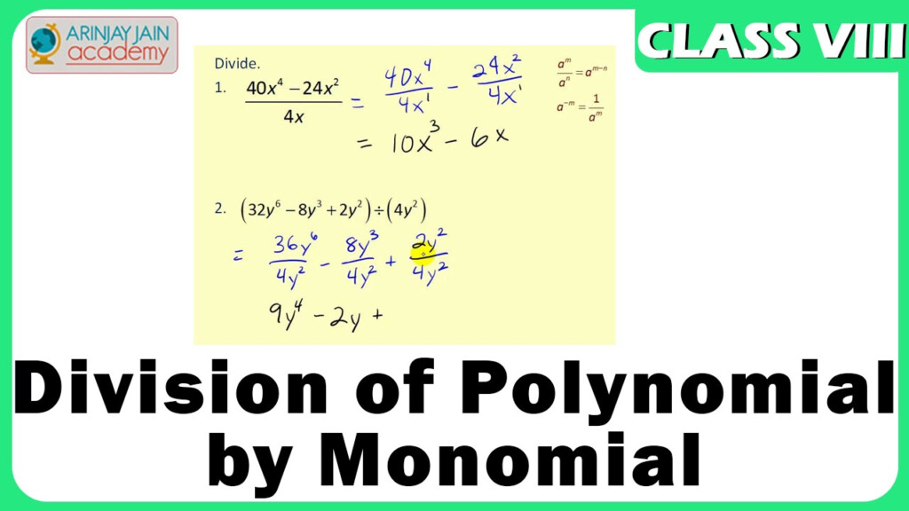 Bestseller Dividing Polynomials By Monomials Kuta Software Answers