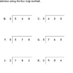 Bus Stop Method Division Classroom Secrets Multiplication