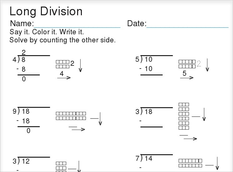 Crewton Ramone s Blog Of Math Base Ten Block Division Worksheets 