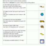 Division And Multiplication Word Problems Worksheets For Grade 4