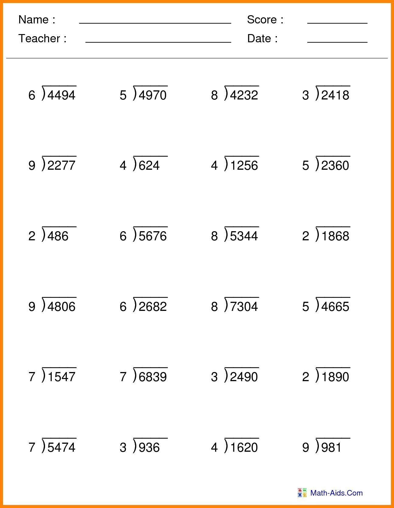 Division Word Problems With Remainders Grade 5 Kidsworksheetfun