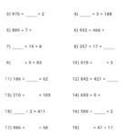 Division Worksheet Generator Math Worksheet Creater SchoolMyKids