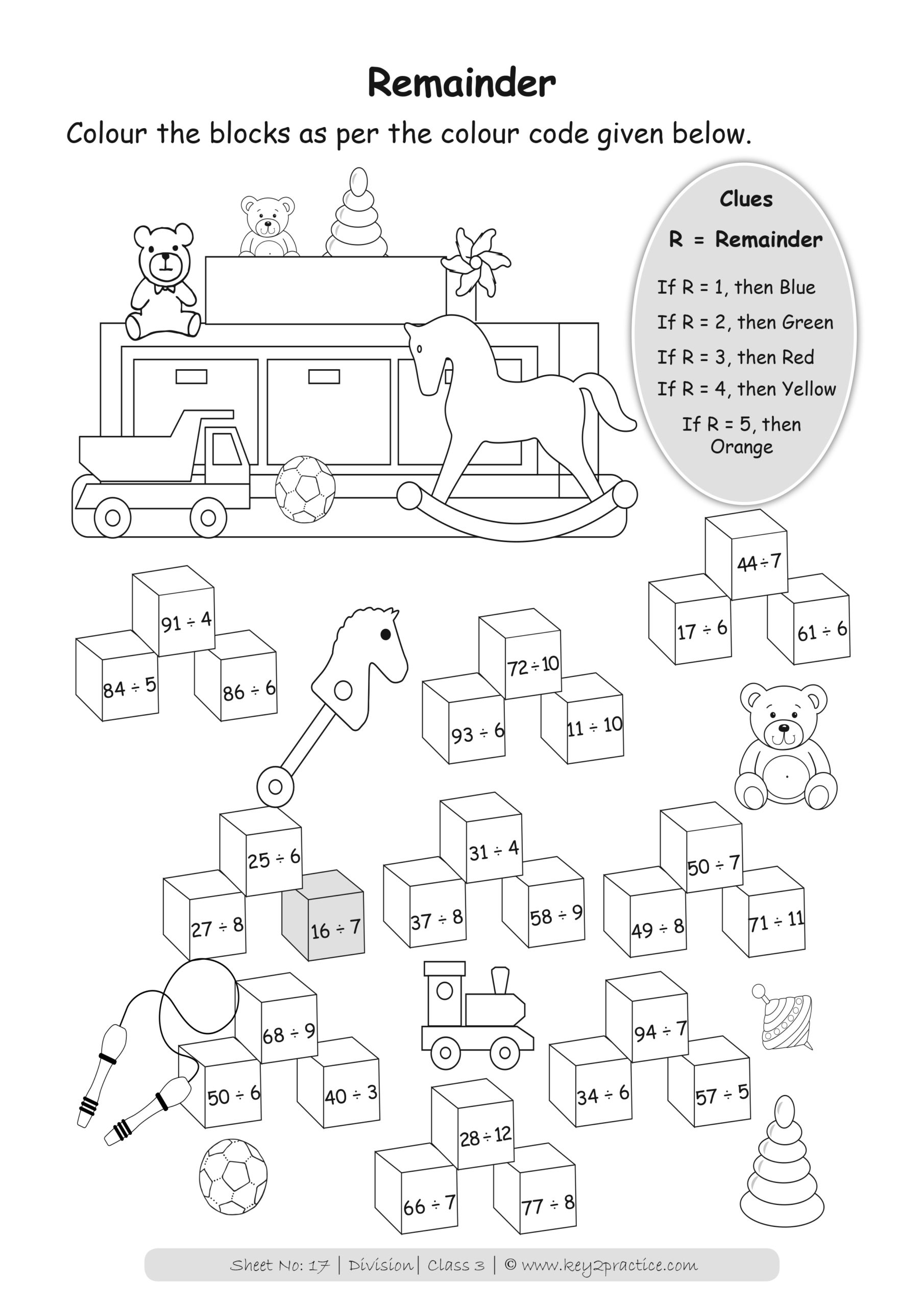 Division Worksheets Grade 3 I Maths Key2practice Workbooks