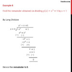 Example 8 Find Remainder Obtained On Dividing P x X3 1