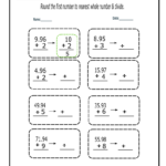 Free Printable Estimating Division Worksheets PDF Number Dyslexia