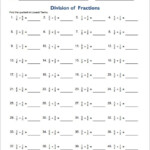 Grade 5 Fractions Printable Worksheet Grade 5 Fractions Printable