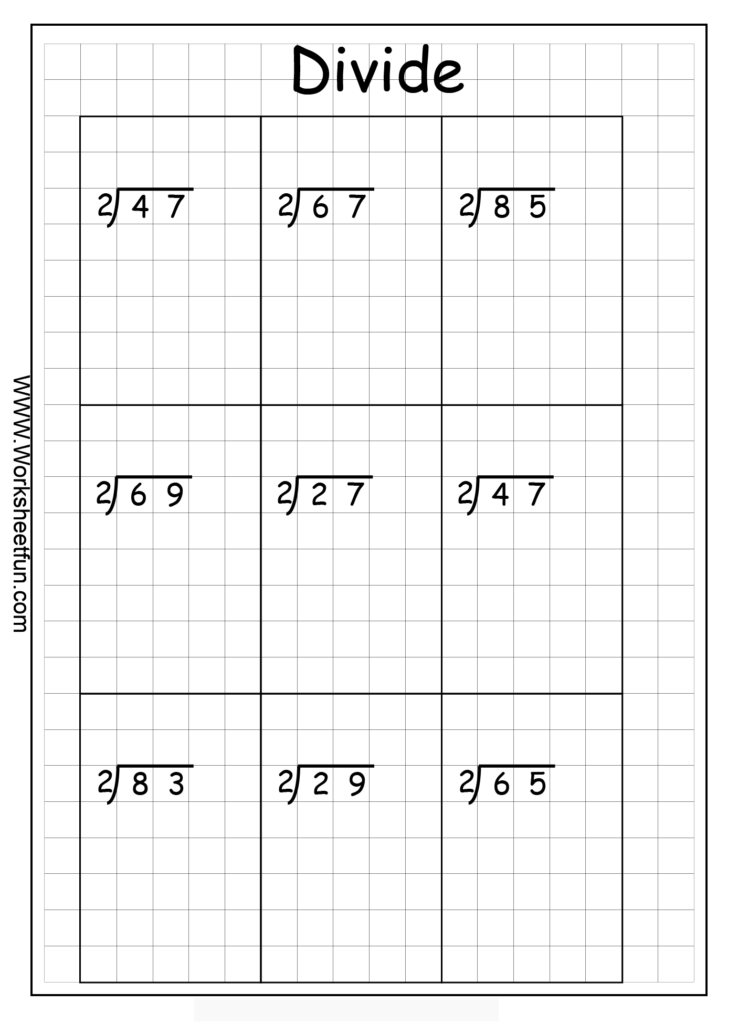 How To Divide 2 Digit Numbers Worksheets Joy