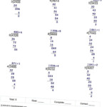 Math Worksheets Division With Remainders Long Division Worksheets