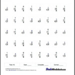 Minute Math Multiplication And Division Worksheets 99Worksheets