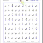 Mixed Multiplication And Division