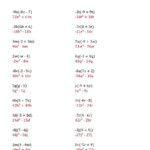 More Properties Of Exponents Worksheet