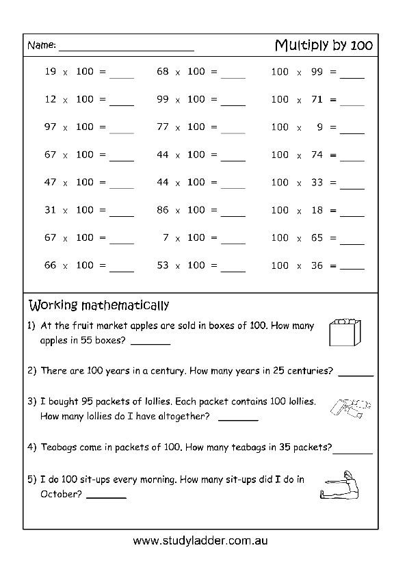 Multiplication And Division By 10 100 And 1000 Worksheet Multiplying Decimals By 10 100 And 