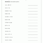 Multiplication And Division In Equations Version 1