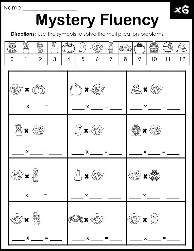 Multiplying And Dividing Math Activities For Upper Elementary Halloween