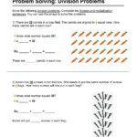 Problem Solving With Division Interactive Worksheet