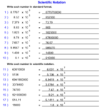 Scientific Notation Worksheet With Answers Worksheet List