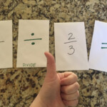 Simple Manipulative For Dividing Fractions The Mathlete