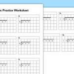 Standard Algorithm Math Division Worksheets Teacher Made