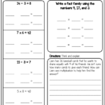 This Is A Set Of Worksheets For The Third Grade Math Standard 3 OA B 6