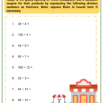 Understanding Fractions As Division Worksheet Worksheet Understanding