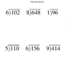 Worksheets Long Division 2 digit Divisors