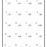 12 Fourth Grade Worksheets Division With Remainder Worksheeto