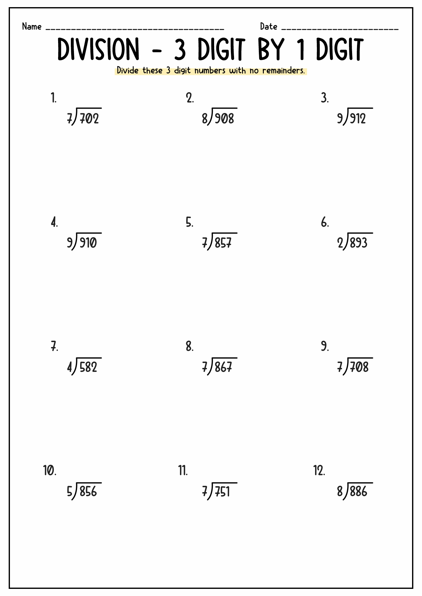 15 Free Division Worksheets For 5th Grade Worksheeto