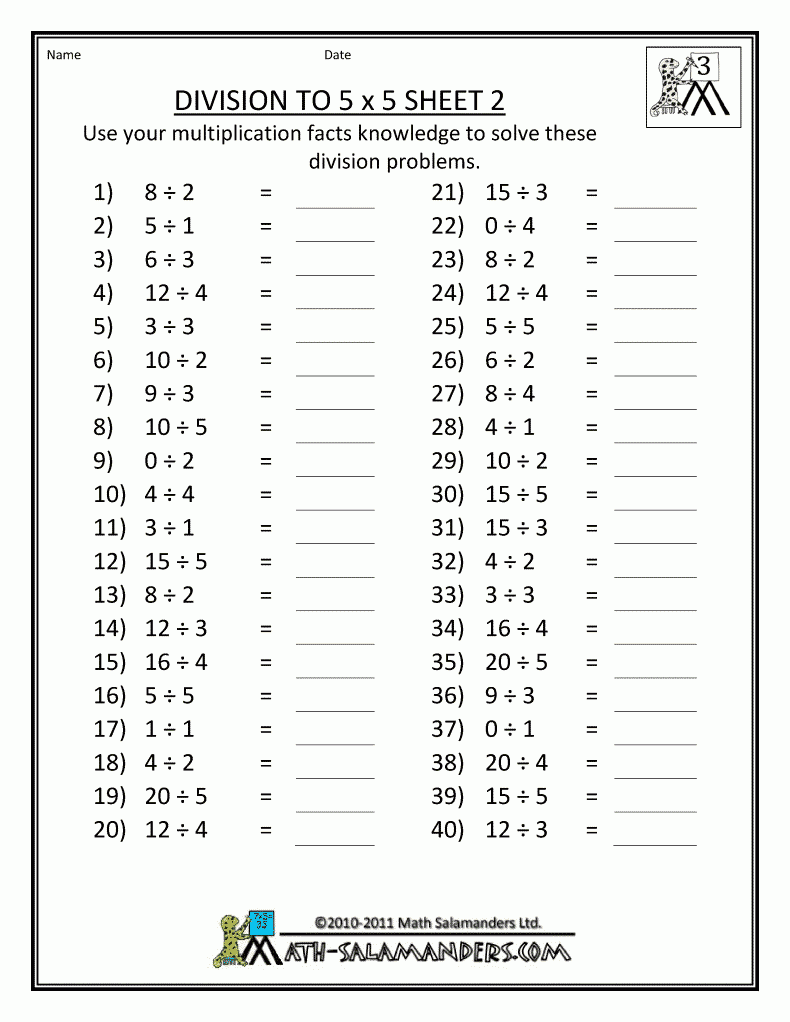 2 Times Table Worksheet Maths Salamander Jennifer Trammell s 