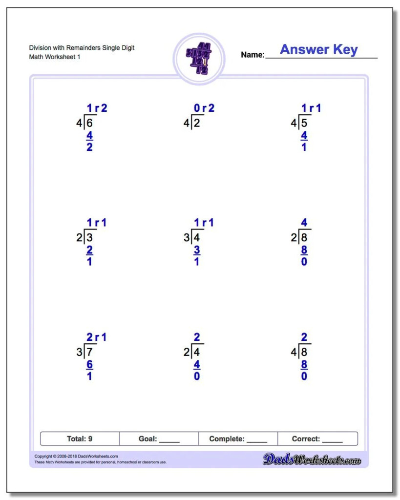20 4Th Grade Math Worksheets Division Coo Worksheets