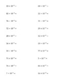 30 Negative Exponents Worksheet Pdf Education Template