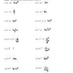 51 Multiplying And Dividing Exponents Worksheet Pics All About