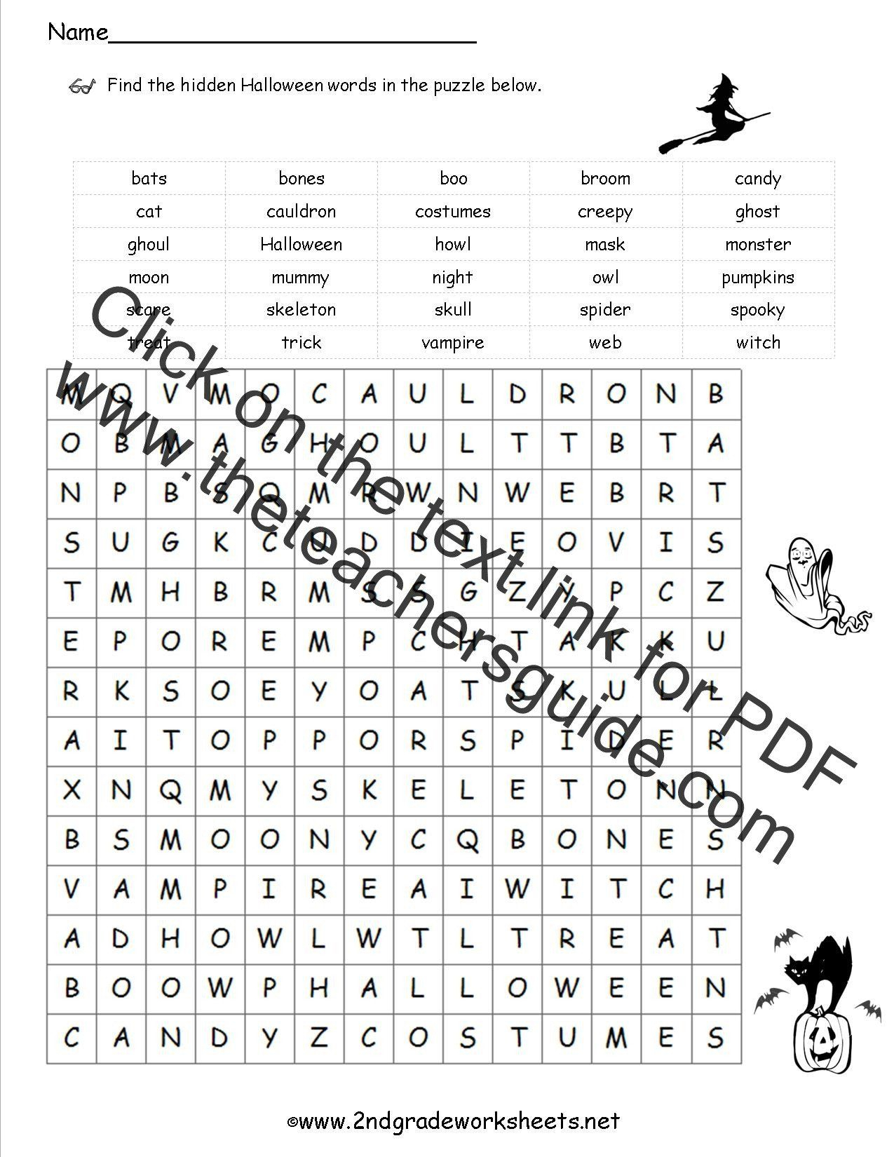 5th Grade Halloween Division Worksheets AlphabetWorksheetsFree