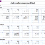 Adding Subtracting And Multiplying With Facts From 1 To 15 A Mixed