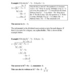 Answer Key Synthetic Division Worksheet Answers Divisonworksheets