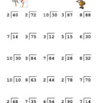 Christmas Mystery Pictures Two Digit Multiplication Long Division