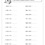 Converting Base 10 Fractions To Decimals Worksheets Writing