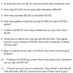 Divisibility Rules Word Problems Fourth Grade Math Worksheets Free