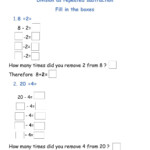 Division As Repeated Subtraction Exercise