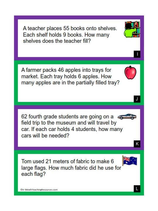 Division Word Problems Grade 4 With Answers Kidsworksheetfun