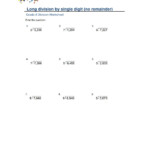 Fourth Grade Math Worksheets Free Printable K5 Learning Long Division
