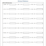 FREE 5th Grade Division Math Worksheets