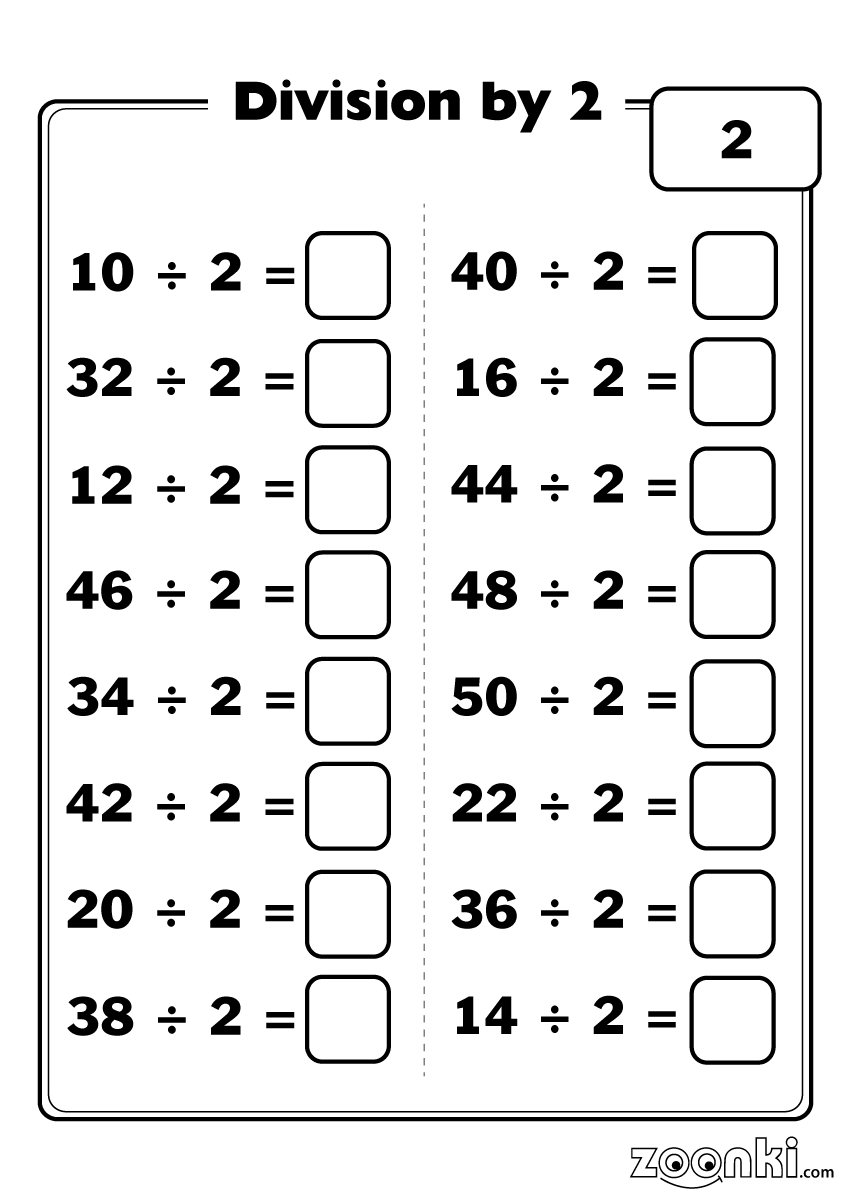 Grade 3 Division Worksheets Free Printable K5 Learning Worksheets For 