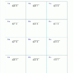 Grade 3 Maths Worksheets Division 67 Short Division With Remainder