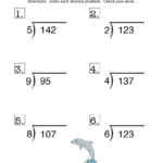 Long Division Problems With Remainders Worksheet By Teach Simple